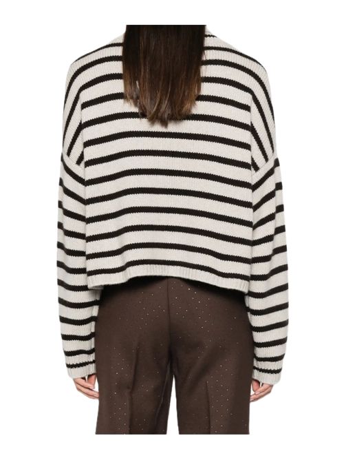 Lisa YangMaglione Zerlina a righe Lisa Yang | 2026465ODS OYSTER/DARKOAK